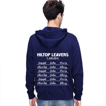 Hiltop Leavers Script typography Personalized Student Names Graduation School Stars & Stripes Hood